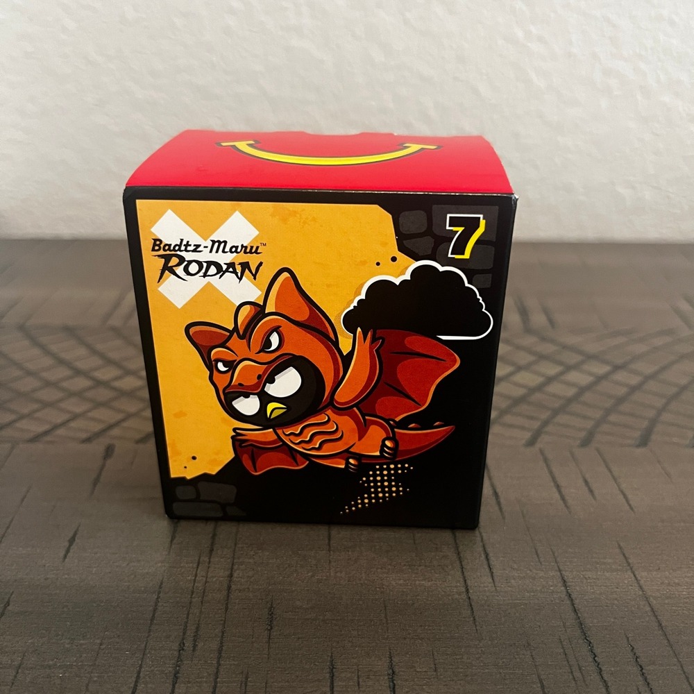 NEW McDonalds Happy Meal Figure #7 Hello Kitty Badtz-Maru x Rodan Sanrio